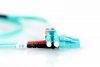 Digitus Patch cord światłowodowy FO LC/LC, dplx, MM 50/125, OM3, LSOH, 1m, turkusowy